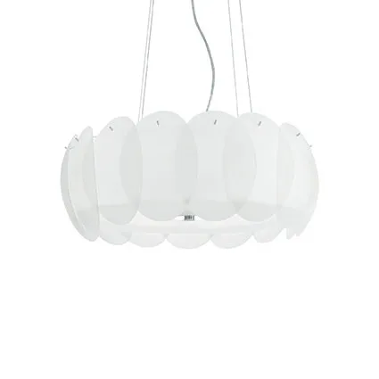 Łatwy zwrot Lampa wisząca OVALINO SP8 BIANCO