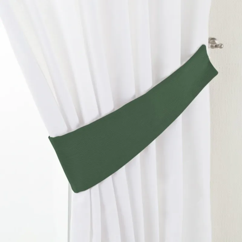 Podwiązka Victoria, forest green (zielony), 12 x 70 cm, Cotton Panama - Obniżka ceny