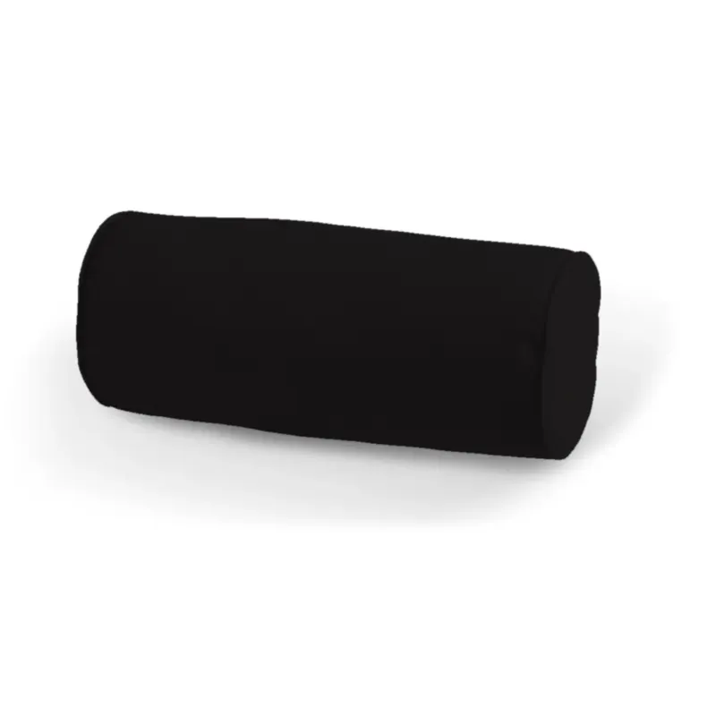Zamów dziś Poduszka wałek prosty, Black (czarny), Ø16 x 40 cm, Cotton Panama -