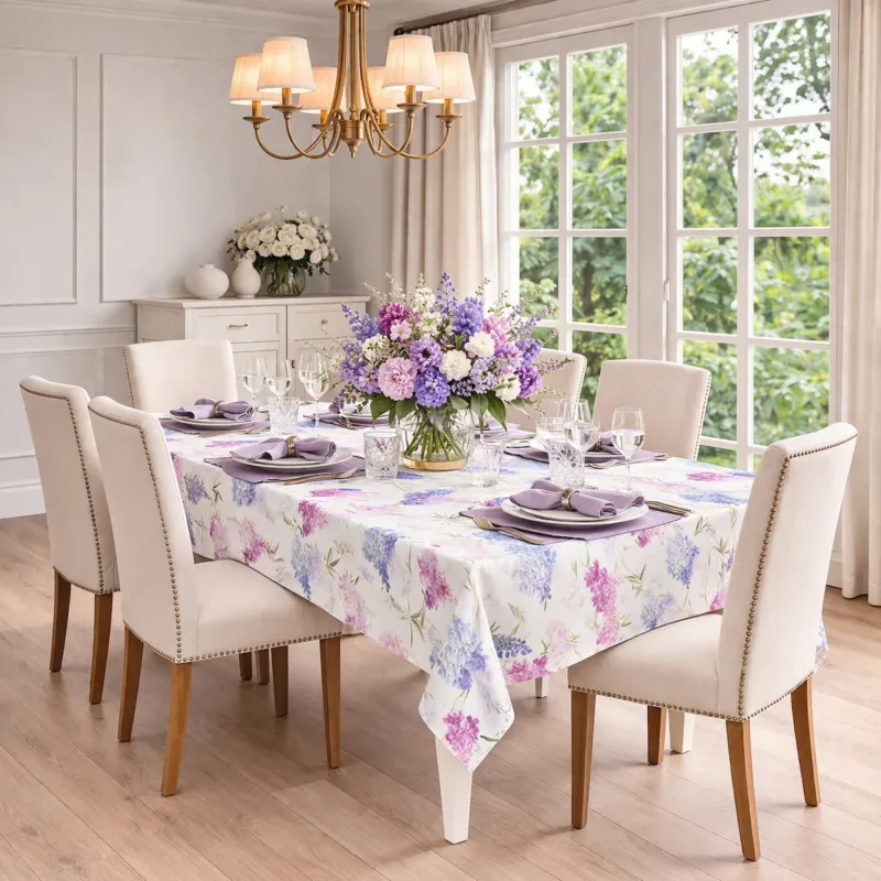 Obrus z motywem kwiatowym Gillyflower – 130 × 300 cm - Popularny