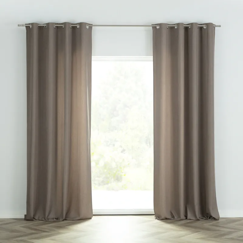 Bezpieczna płatność Zasłona BASIC na kółkach 140x280cm szary beż 1 szt. 140x280 szary-beżowy -