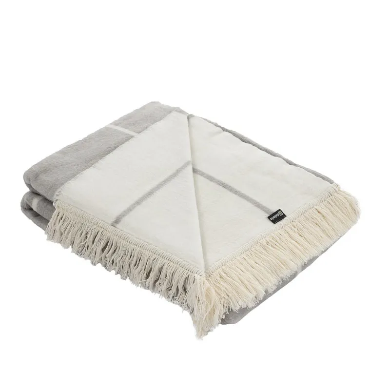 Koc Cosy Home 150x200 Grey&Ecru Check, 150 x 200 cm - Kup online