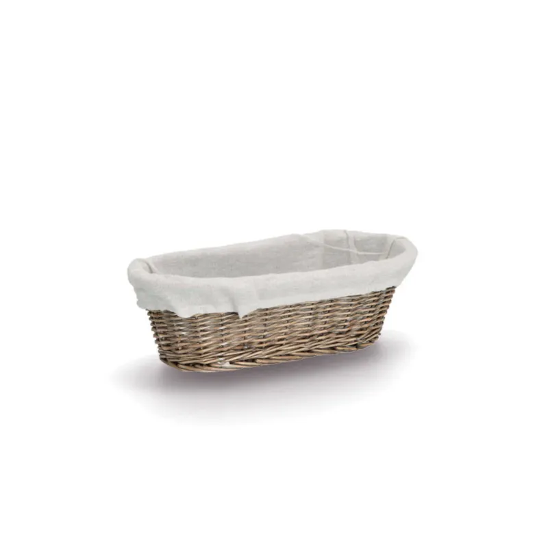 Bezpieczna płatność Wiklinowy koszyk na chleb, 33 x 14 x 10 cm -