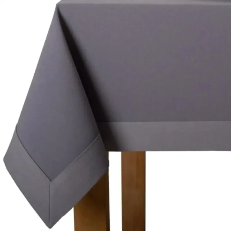 Obrus Premium Maxima ciemnoszary 6715 O5 - 120x120 cm - szary - Zniżka