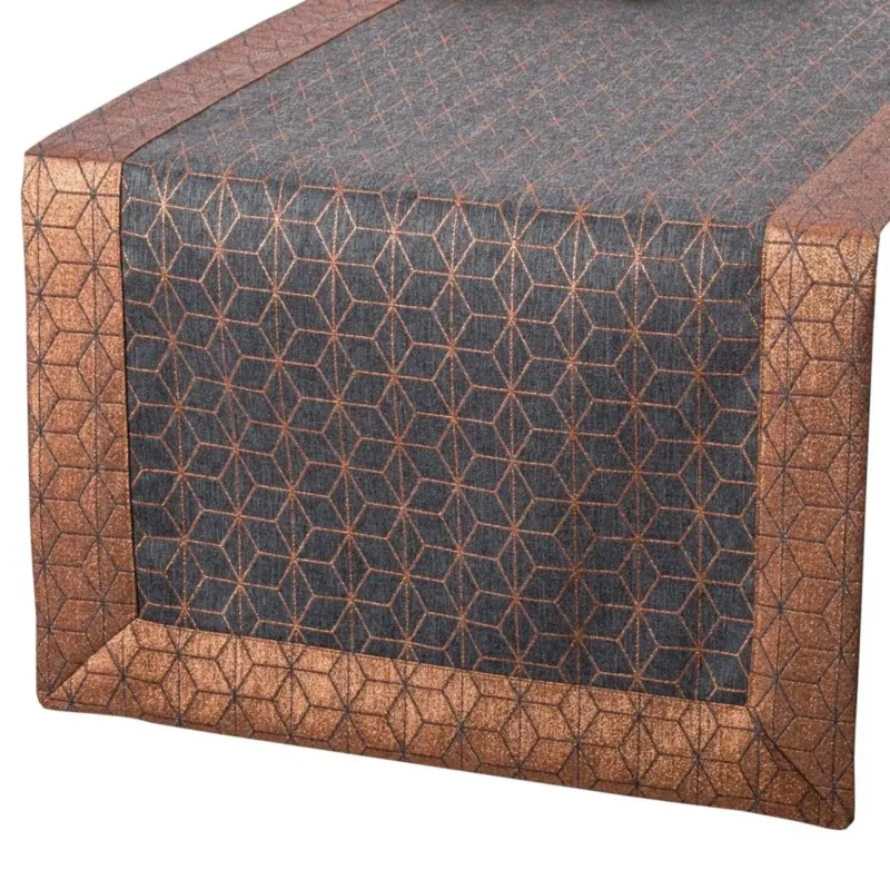 Obniżka ceny Bieżnik Glamour LX-6116-2187 - 40x200 cm - złoty -
