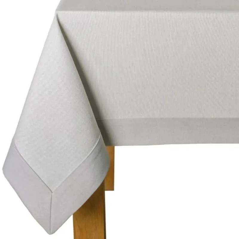 Promocja Obrus Premium Maxima jasnoszary 1599 O5 - 120x120 cm - szary -