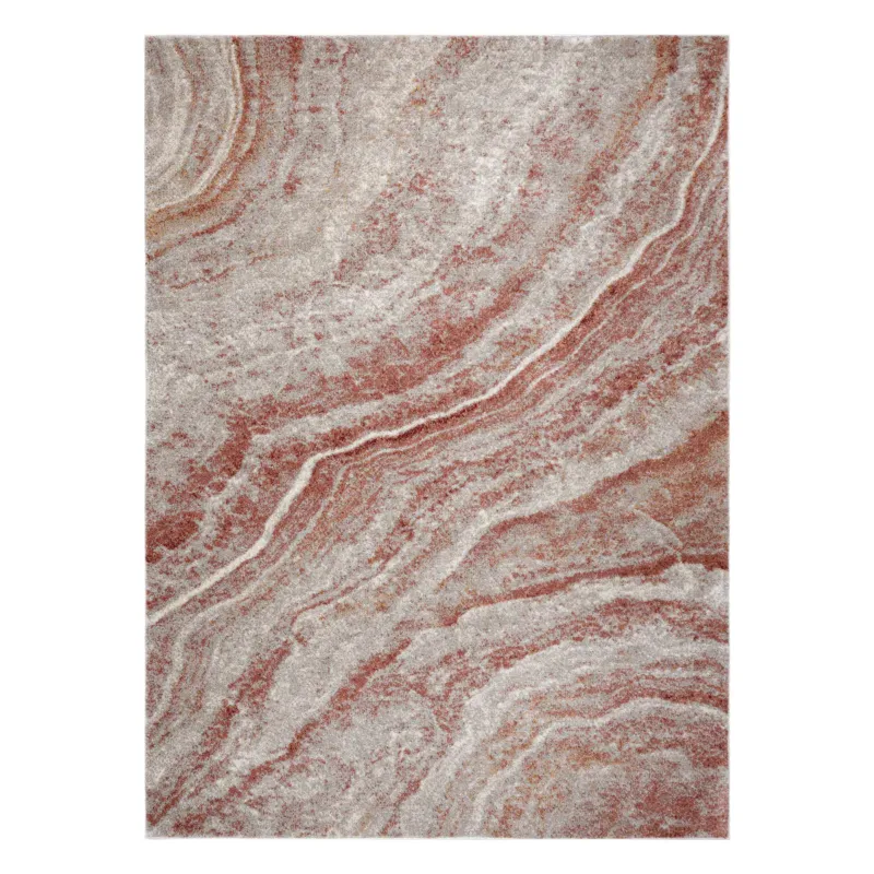 Dywan FUSION 9776 beż / terakota - 240x330 cm - Super okazja