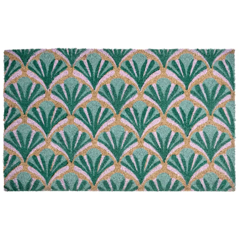 Wycieraczka TATALIK Zielony 50 x 80 cm Włókno kokosowe - Okazja