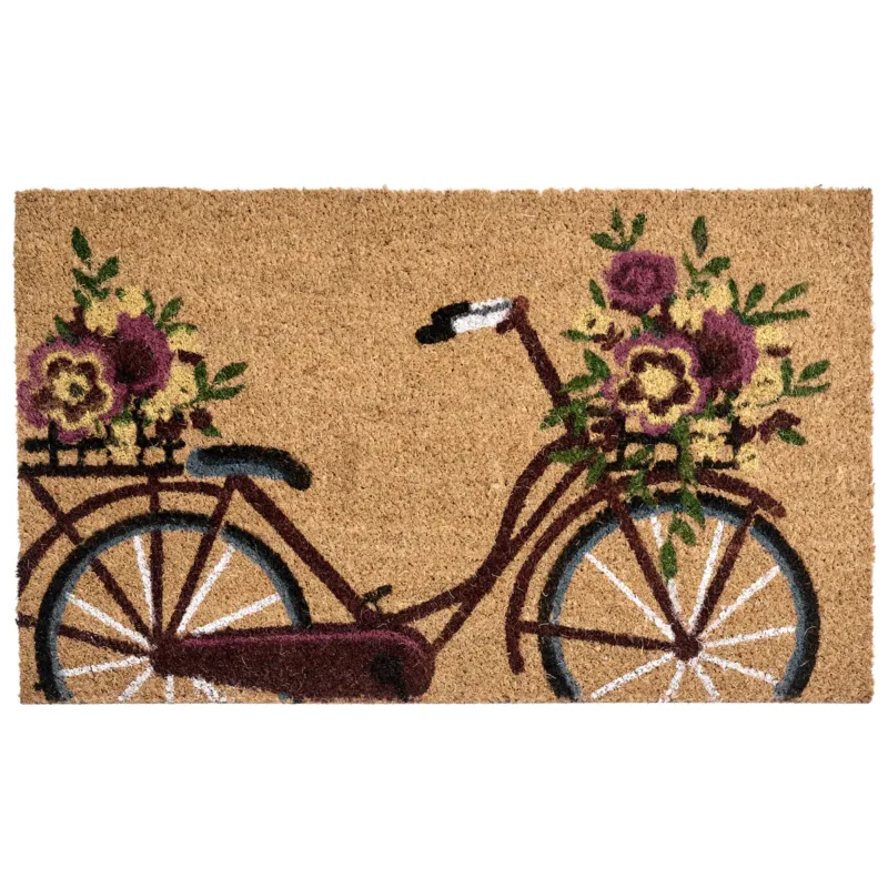 Zniżka Wycieraczka AVAK Naturalny 40 x 60 cm Rower Włókno kokosowe -