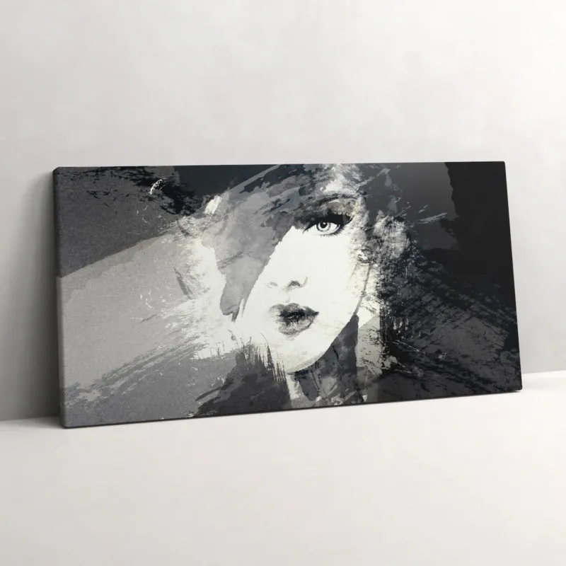 Szybka wysyłka Obraz na płótnie Kobieta w stylu akwarelowym, 100x50 cm -