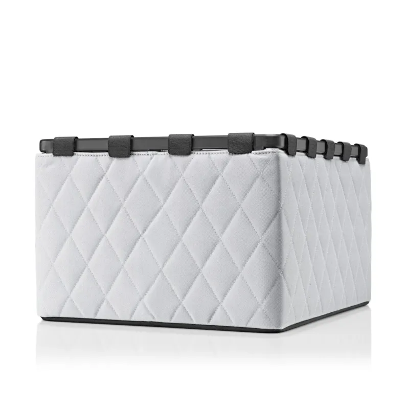 Tani Pudełko FRAMEBOX L, rhombus light grey -