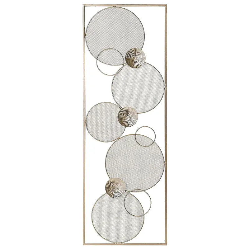 Dekoracja ścienna TUNGSTEN Metal 90 cm Złoty - Popularny