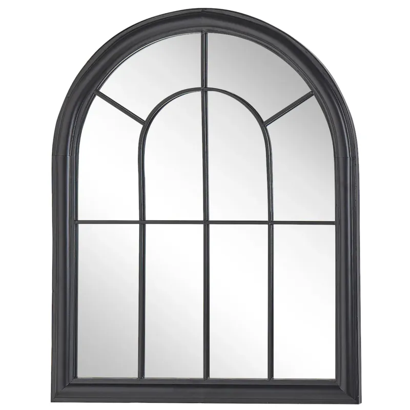 Promocja Lustro ścienne EMBRY 69 cm 89 cm Metal Czarny -