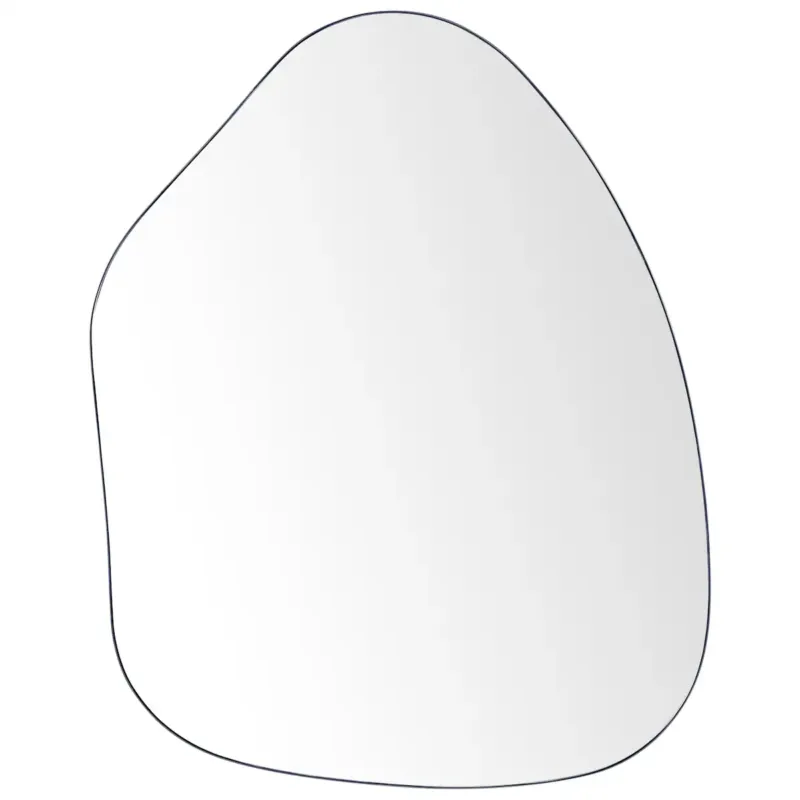 Premium Lustro ścienne PUTEAUX 70 cm 92 cm Metal Czarny -