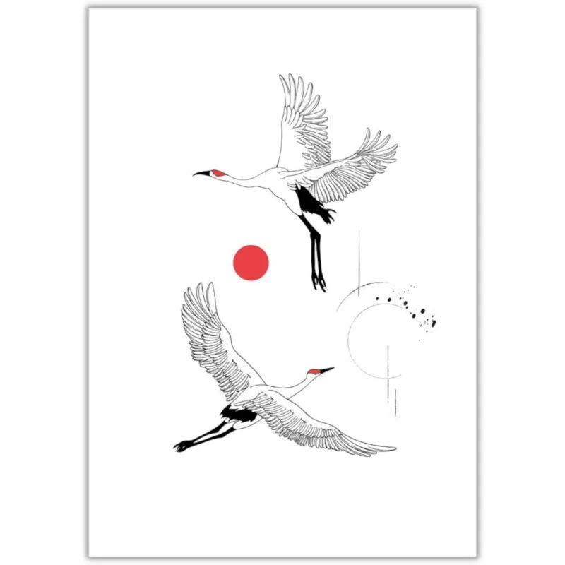 plakat japan abstract 4 21x30 cm - Nowość