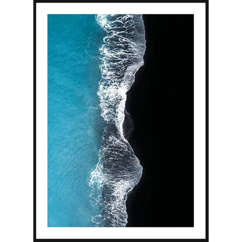 Poster Story, Plakat - Czarna Plaża, wymiary 70 x 100 cm - Dodaj do koszyka