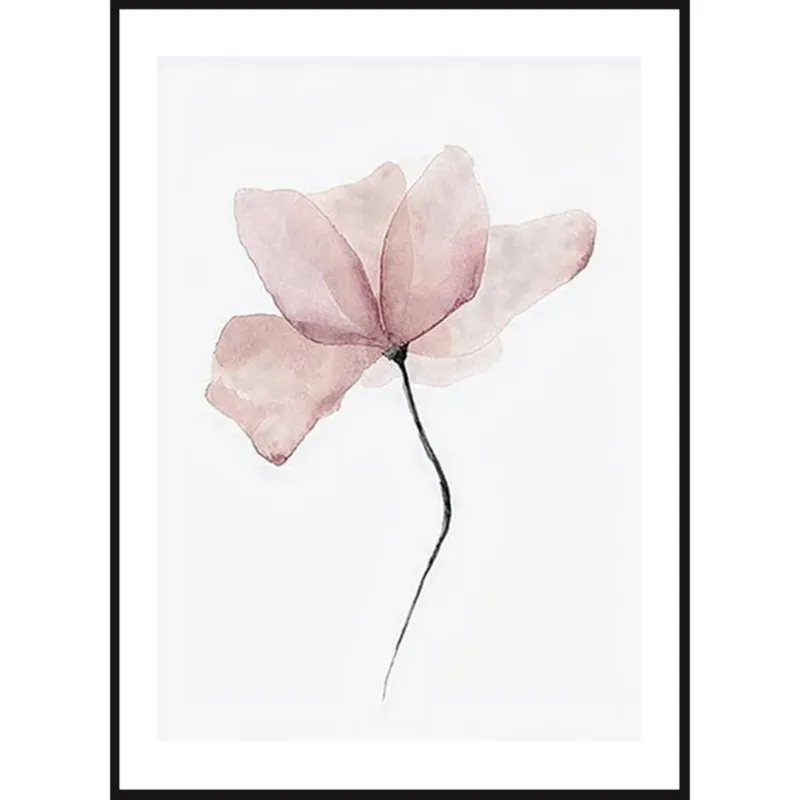 Poster Story, Plakat, Obraz - Różowa Magnolia, wymiary 21 x 30 cm - Szybka wysyłka