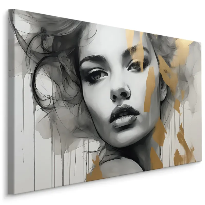 Hit sprzedaży Obraz Ścienny ABSTRAKCYJNY Portret Kobiety 70x50cm -