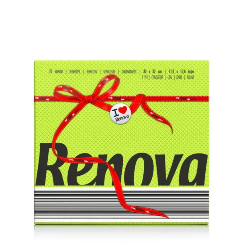 Hit cenowy Serwetki papierowe Renova Red Label zielone 70 szt -