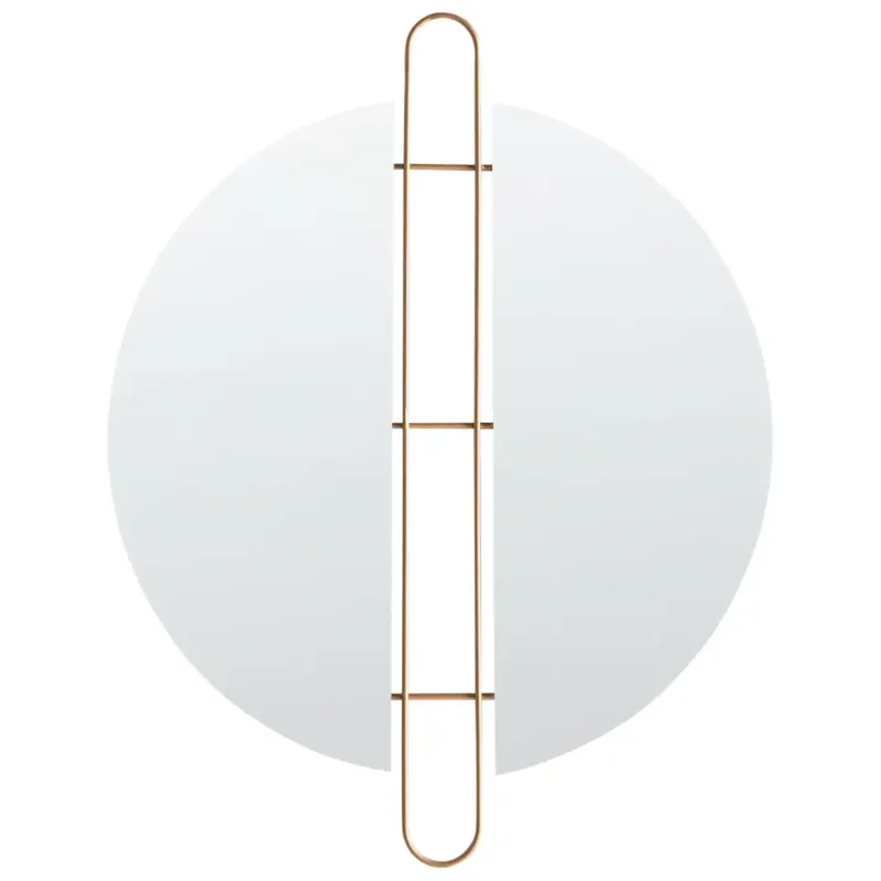 Lustro ścienne ATTIN 52 cm 65 cm Złoty - Nie przegap