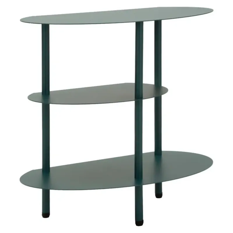 Bestseller Stolik nocny SATURN, metalowy, morski, 49,5x27,5x49,5 cm -