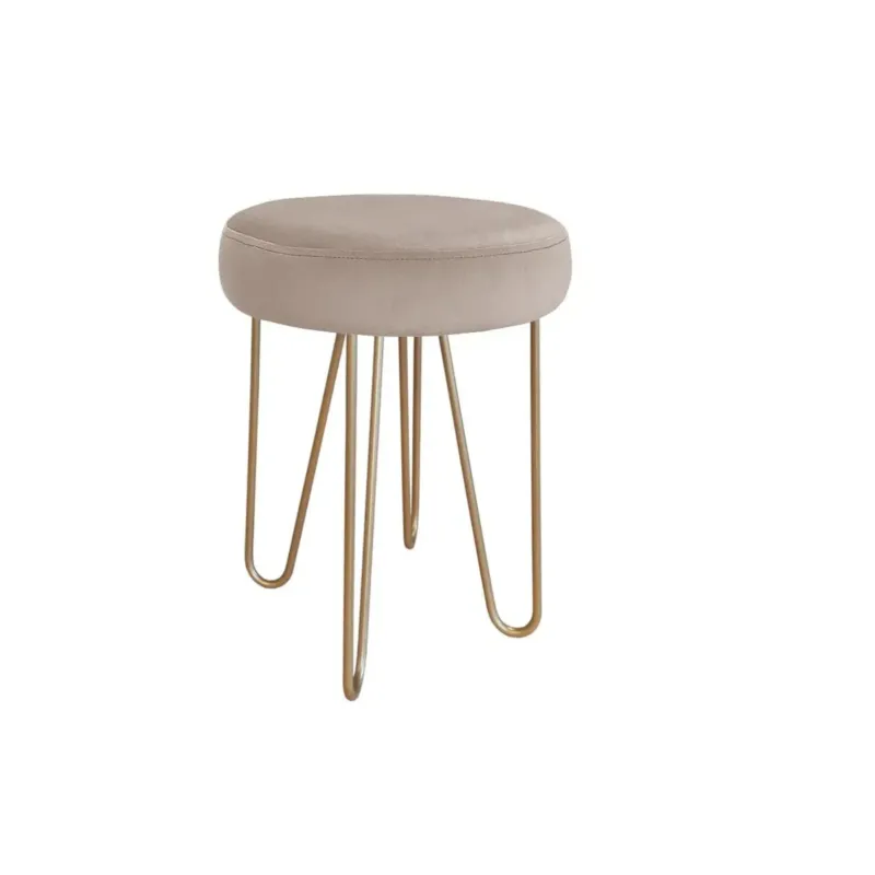 Taboret TORIN 2 MG VELVET szary - Bestseller
