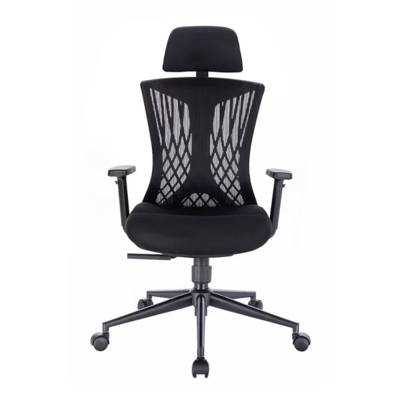 FOTEL BIUROWY ERGONOMICZNY AVERY CZARNY - Okazja