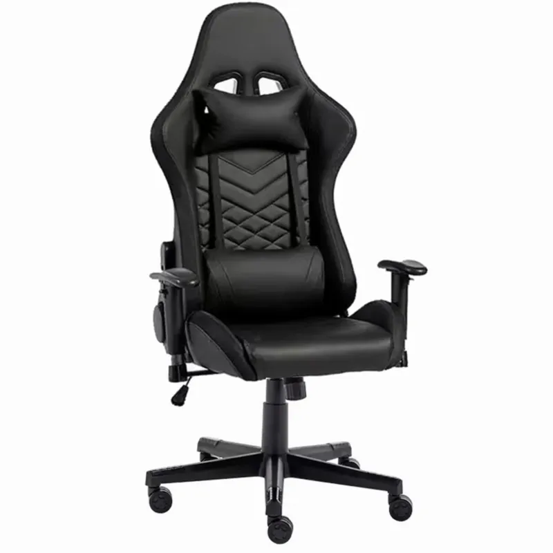 FOTEL GAMINGOWY FLUXION ERGONOMICZNY REGULACJA 180° CZARNY - Łatwy zwrot