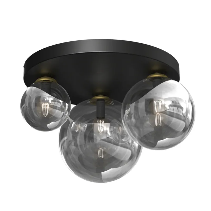 Loftowa lampa sufitowa Reflex szklane kule przydymione - Wyjątkowa oferta