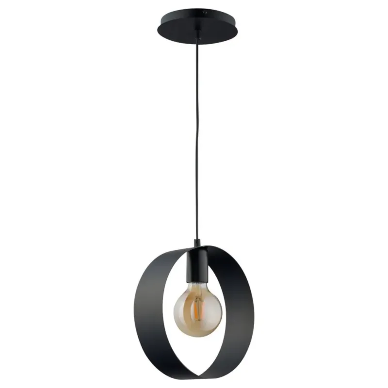 Tylko do końca tygodnia Pierścień lampa wisząca HOOP 32280 Sigma metalowa czarny -