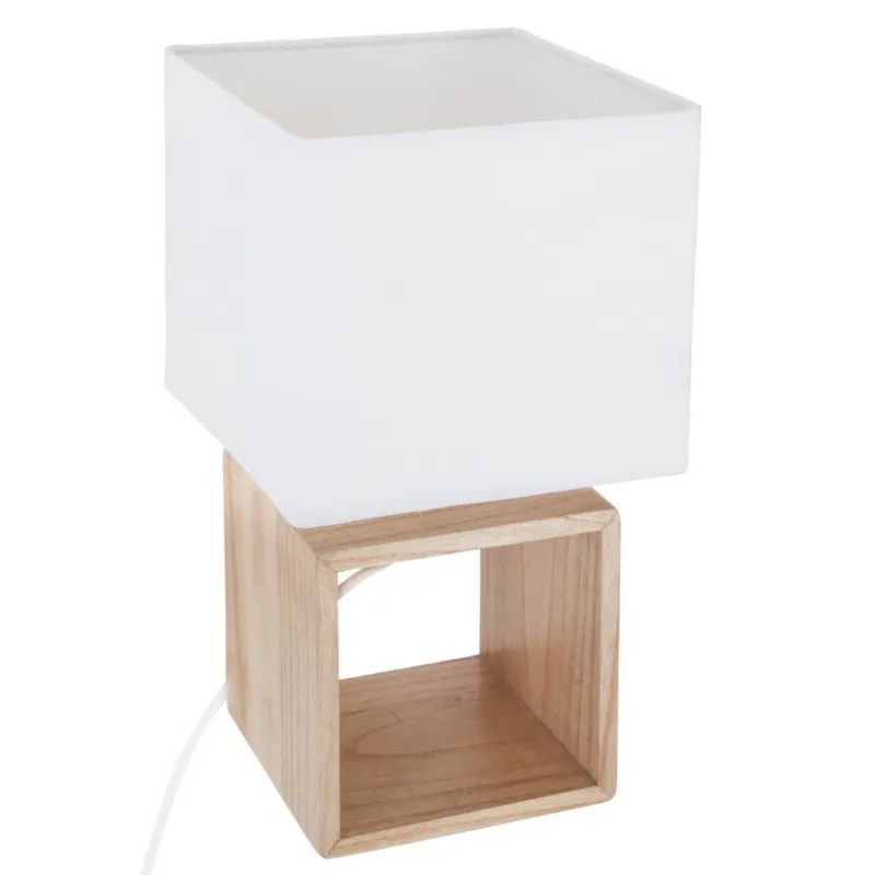 Lampa stołowa z kwadratowym abażurem, 32 cm - Tylko do końca tygodnia