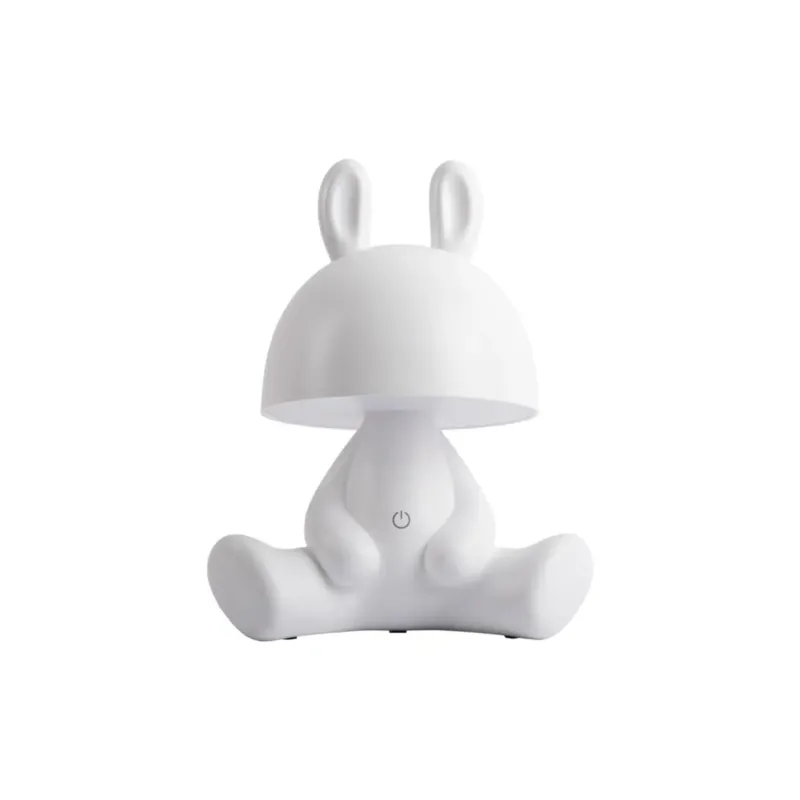 Bezpieczne zakupy Lampka nocna LED 27x17x22 cm CONIGLIETTO biała -