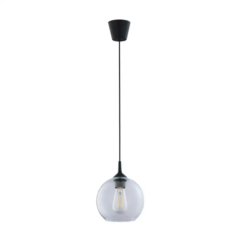 Oferta limitowana Lampa wisząca TK Lighting CUBUS 6080 czarna E27 regulowana wysokość nowoczesna do salonu i kuchni -