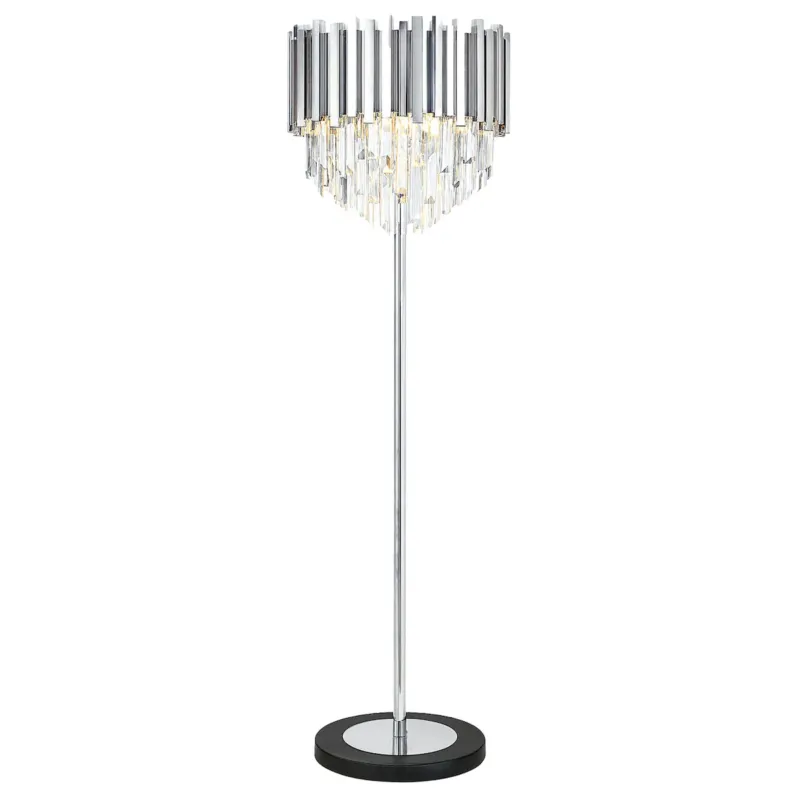 Lampa Podłogowa App1716-3F Chrom, Metal - Rabat