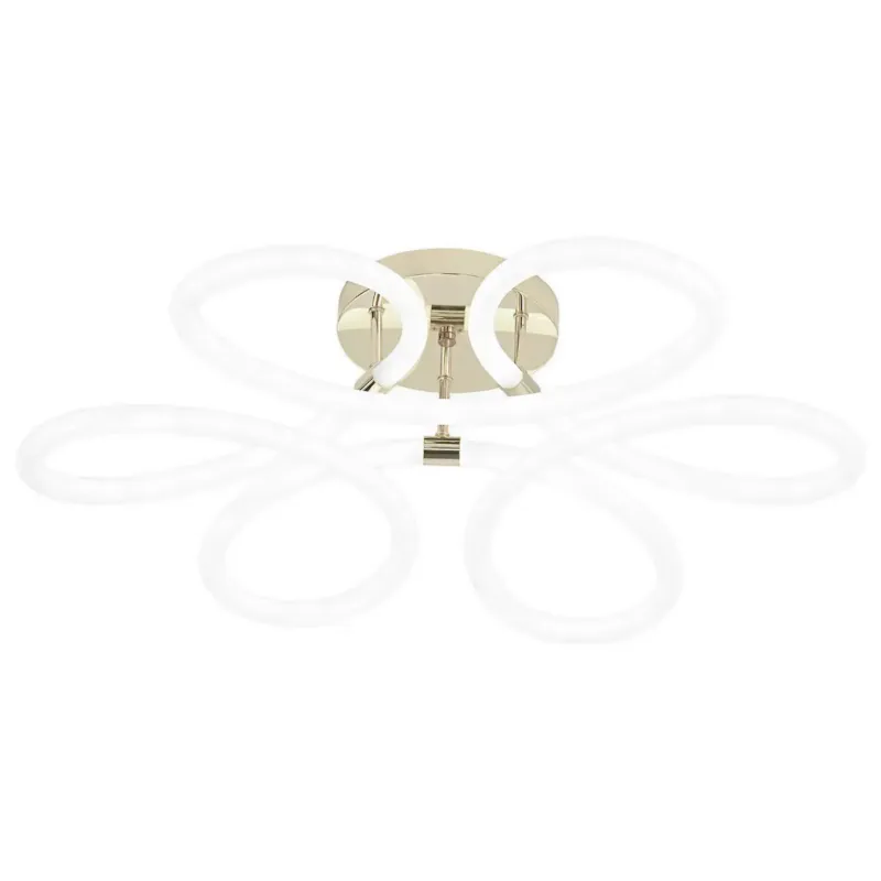 Lampa Sufitowa Led G023-C Złoty, Metal, Tworzywo Sztuczne - Ekspresowa dostawa