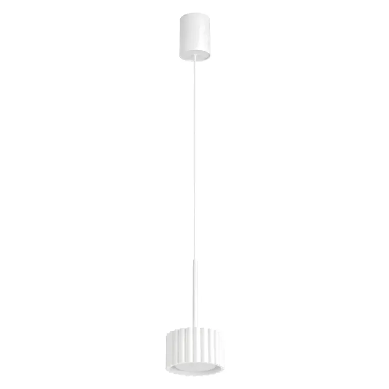 Łatwy zwrot Lampa wisząca AURA 1 biała Gx53 -