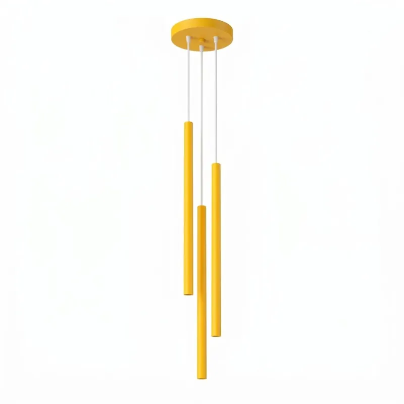 Nowy Lampa wisząca PASTELO 3P żółta -