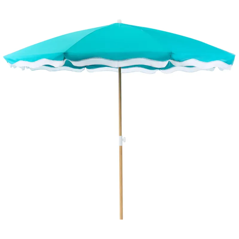 Okazja Parasol ogrodowy 232 cm SESTRIERE Turkusowy -