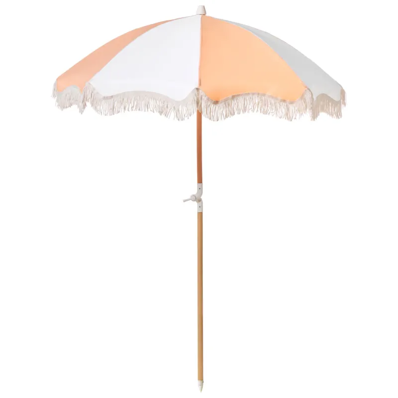 Ostatnie sztuki Parasol ogrodowy 155 cm MONDELLO Pomarańczowy -