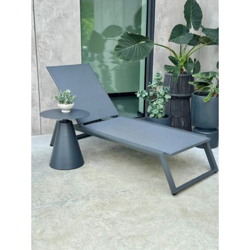 Szybka dostawa ALUMINIOWY LEŻAK SERENE SZARY -