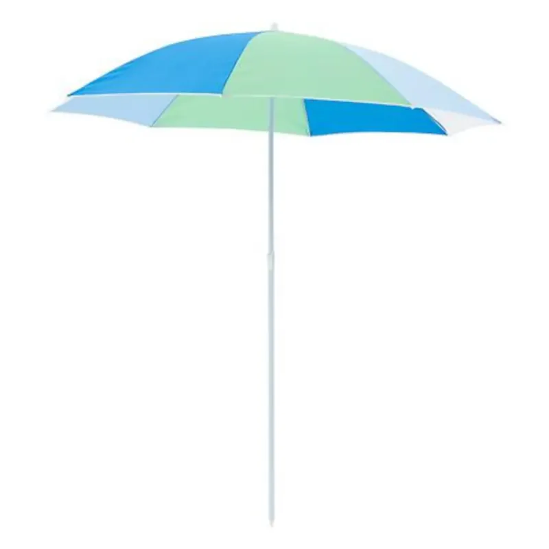 PARASOL PLAŻOWY 1,55m Porto zielono-niebieski regulowany - Kup teraz