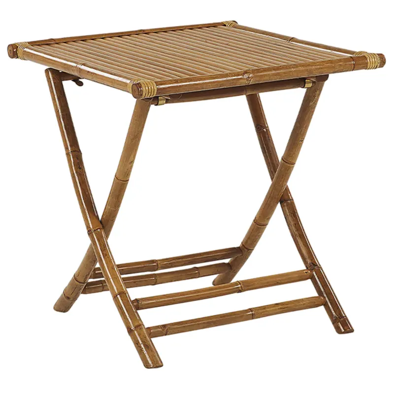 Taniej Stolik bistro MOLISE 70 cm 70 cm Bambus Brązowy -