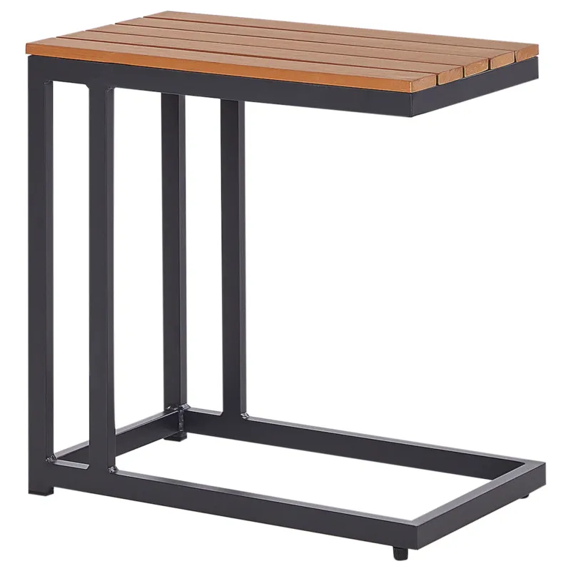 Hit cenowy Stolik ogrodowy MESSINA 60 cm 35 cm Czarny -