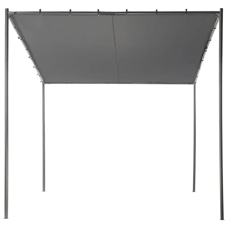 Kup online Pawilon ogrodowy VIMINO Metal 282 cm 294 cm Ciemnoszary -
