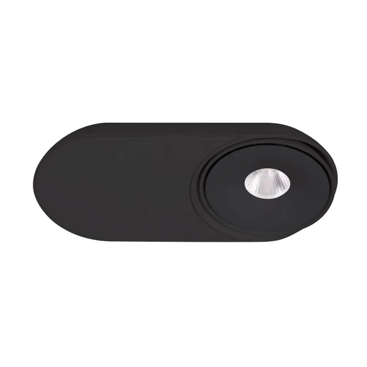 Taniej Reflektor ścienno/sufitowy led 10W 3000K 614lm czarny