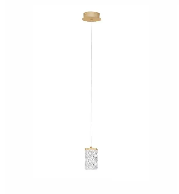 Tylko dziś Oprawa wiszaca led 6W 385lm 3000K złota matowa