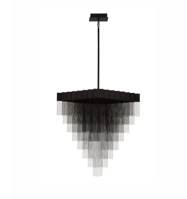 Lampa wisząca led 79W 1564lm 3000K czarna Szybka wysyłka