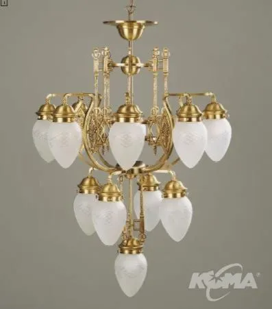 Cena promocyjna Oprawa 13xe27/60W gold