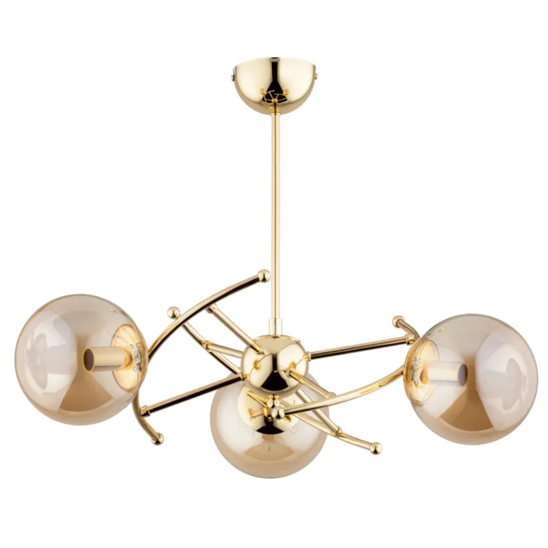 Lampa sufitowa Kosmito 62329 Alfa 3xE14 LED Metal Złoty Niska cena