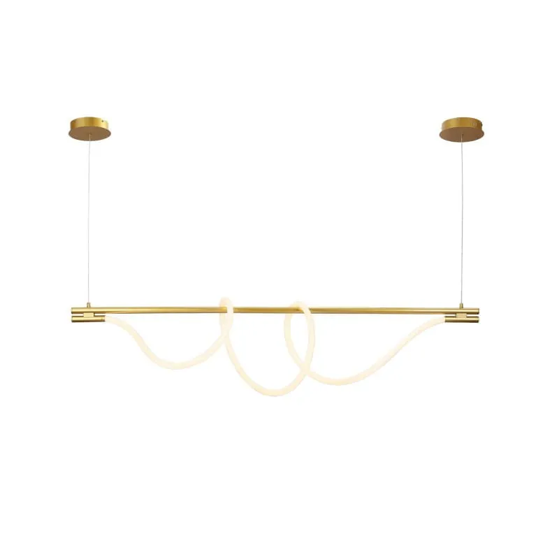 Lampa sufitowa LED lampa wisząca Spirali ABR-HILTON-SG-38W Abruzzo 1xLED Aluminium Złoty Obniżka ceny